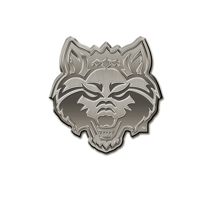 Arkansas State Red Wolves  Antique Auto Emblem