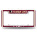 Florida State Seminoles  All Over Chrome License Plate Frame