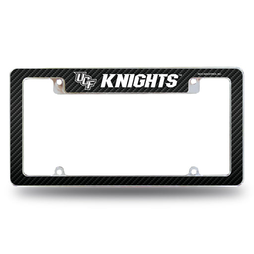 Central Florida Knights - UCF UCF Black 12" x 6" Chrome All Over Automotive License Plate Frame for Car/Truck/SUV    