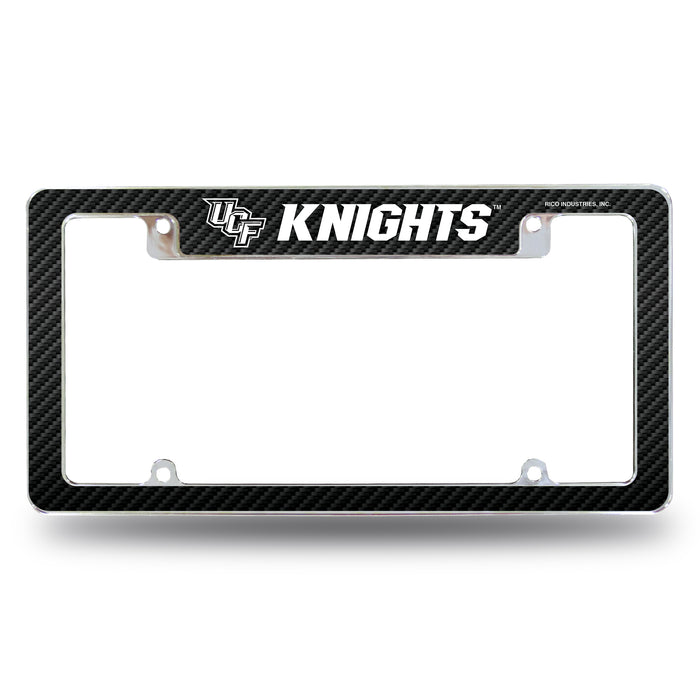 Central Florida Knights - UCF UCF Black 12" x 6" Chrome All Over Automotive License Plate Frame for Car/Truck/SUV    