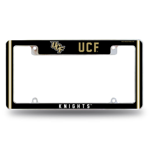 Central Florida UFC Knights  All Over Chrome License Plate Frame