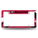 Georgia Bulldogs  All Over Chrome License Plate Frame