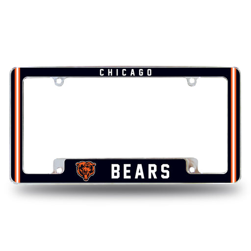 Chicago Bears  All Over Chrome License Plate Frame