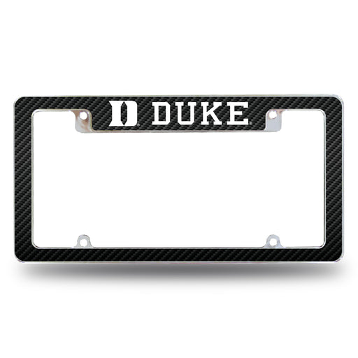 Duke Blue Devils  All Over Chrome License Plate Frame