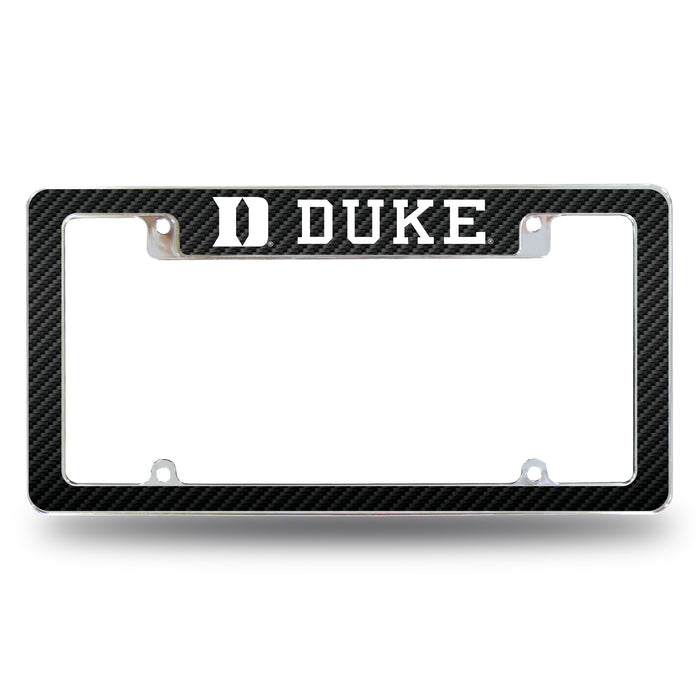 Duke Blue Devils  All Over Chrome License Plate Frame