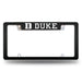 Duke Blue Devils  All Over Chrome License Plate Frame
