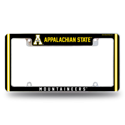 Appalachian State Mountaineers  All Over Chrome License Plate Frame