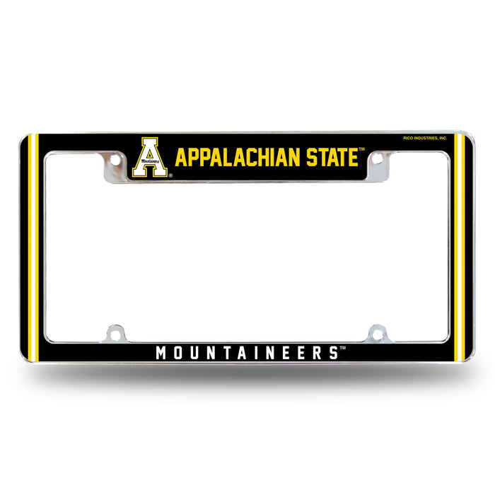 Appalachian State Mountaineers  All Over Chrome License Plate Frame