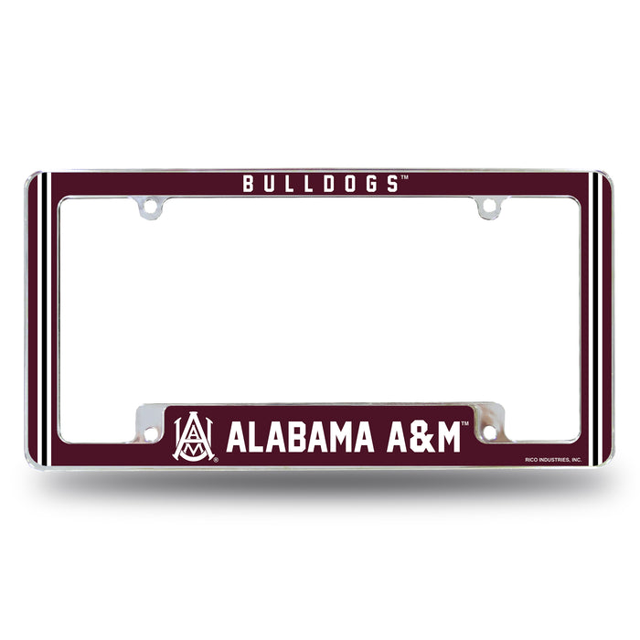 Alabama A&M  All Over Chrome License Plate Frame