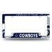 Dallas Cowboys  All Over Chrome License Plate Frame