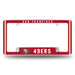 San Francisco 49ers  All Over Chrome License Plate Frame