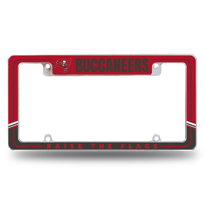 Tampa Bay Buccaneers  All Over Chrome License Plate Frame