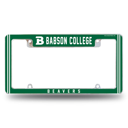Babson College  All Over Chrome License Plate Frame