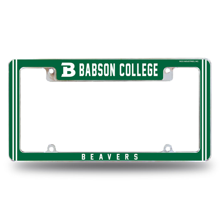 Babson College  All Over Chrome License Plate Frame