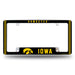 Iowa Hawkeyes  All Over Chrome License Plate Frame