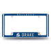 Drake Bulldogs  All Over Chrome License Plate Frame