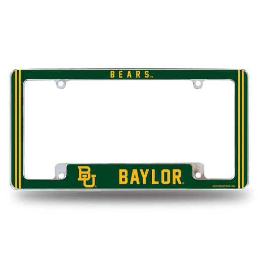 Baylor Bears  All Over Chrome License Plate Frame