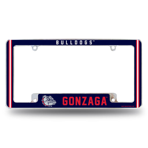 Gonzaga Bulldogs  All Over Chrome License Plate Frame