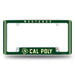 California Polytechnic Broncos  All Over Chrome License Plate Frame