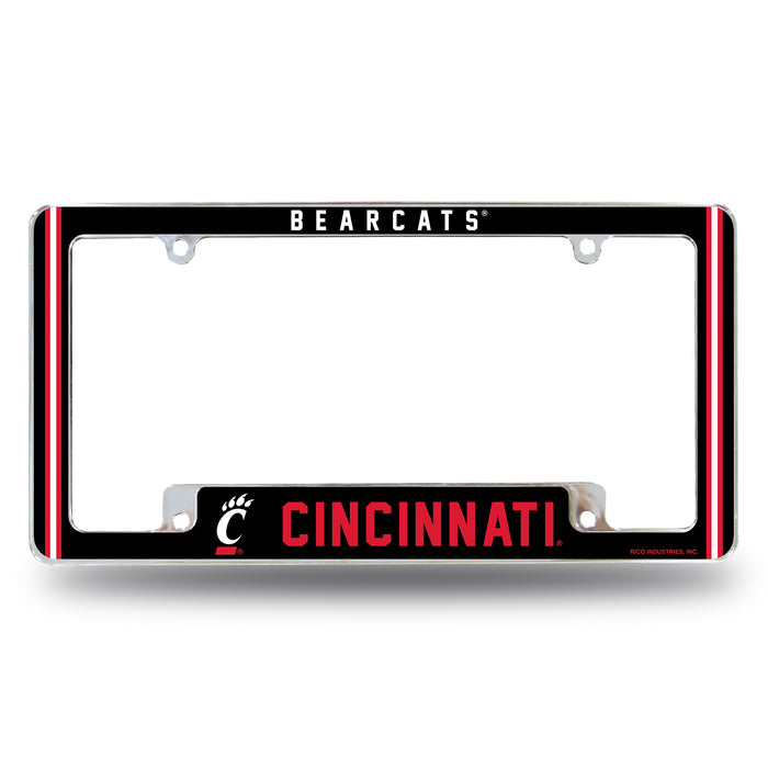 Cincinnati Bearcats  All Over Chrome License Plate Frame