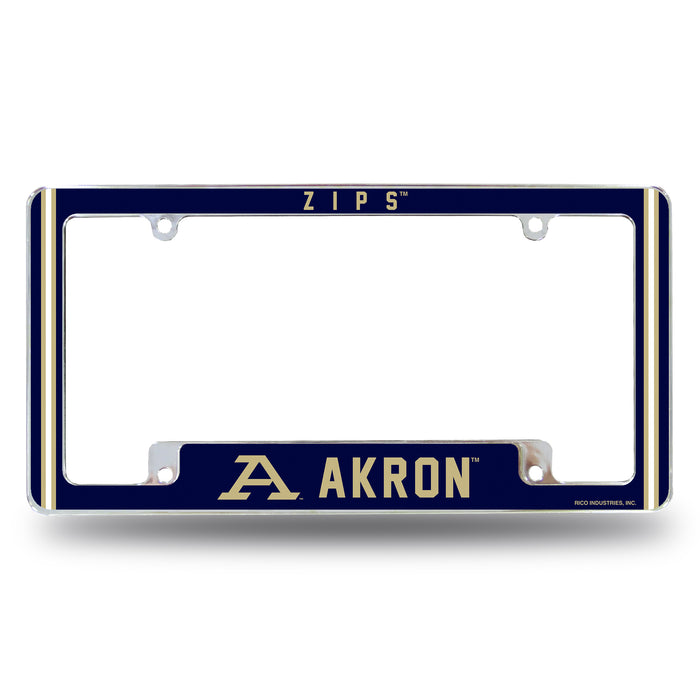 Akron  All Over Chrome License Plate Frame