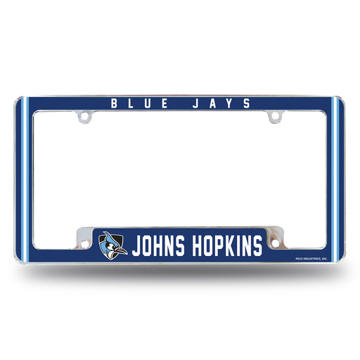 Johns Hopkins University  All Over Chrome License Plate Frame