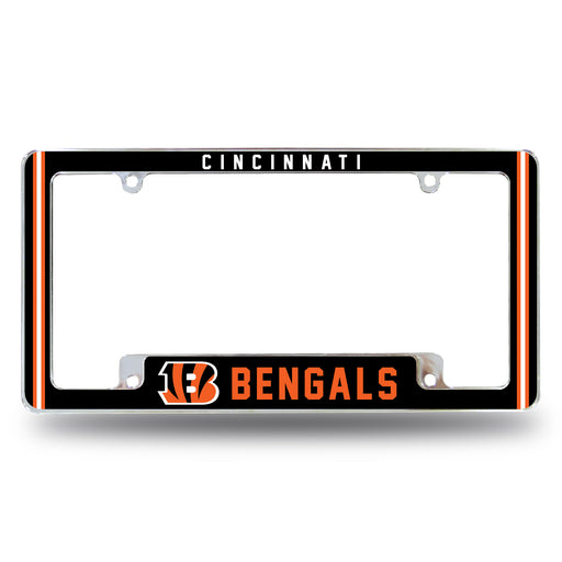 Cincinnati Bengals  All Over Chrome License Plate Frame