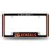 Cincinnati Bengals  All Over Chrome License Plate Frame