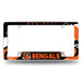 Cincinnati Bengals  All Over Chrome License Plate Frame