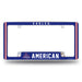 American University Eagles  All Over Chrome License Plate Frame
