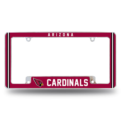 Arizona Cardinals  All Over Chrome License Plate Frame