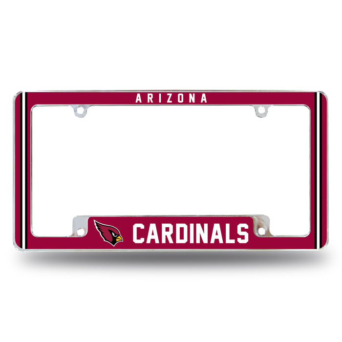 Arizona Cardinals  All Over Chrome License Plate Frame