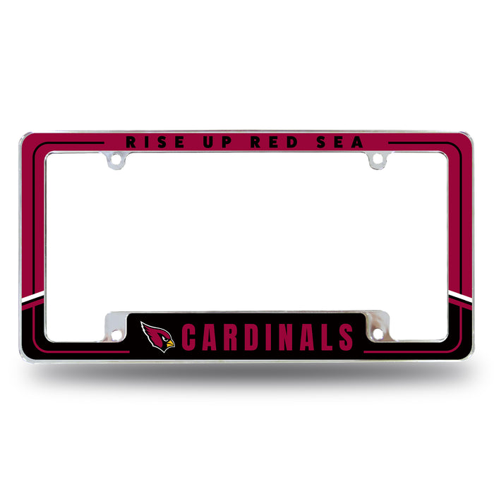 Arizona Cardinals  All Over Chrome License Plate Frame
