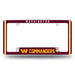 Washington Commanders  All Over Chrome License Plate Frame
