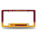 Washington Commanders  All Over Chrome License Plate Frame