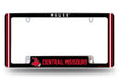 Central Michigan Mules  All Over Chrome License Plate Frame