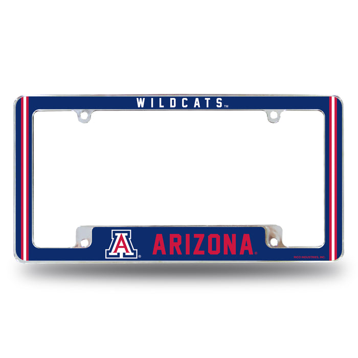Arizona Wildcats  All Over Chrome License Plate Frame