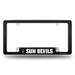 Arizona State Sun Devils - ASU Carbon Fiber 12" x 6" Chrome All Over Automotive License Plate Frame for Car/Truck/SUV    