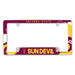 Arizona State Sun Devils  All Over Chrome License Plate Frame
