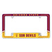 Arizona State Sun Devils  All Over Chrome License Plate Frame