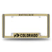 Colorado Buffaloes  All Over Chrome License Plate Frame