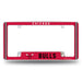 Chicago Bulls  All Over Chrome License Plate Frame