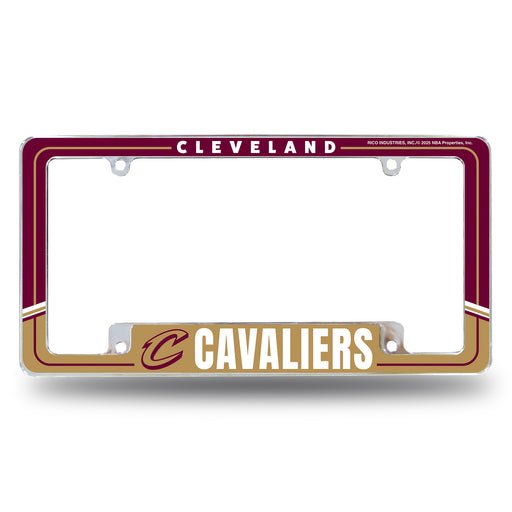 Cleveland Cavaliers  All Over Chrome License Plate Frame