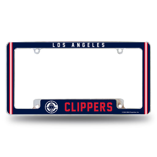 Los Angeles Clippers  All Over Chrome License Plate Frame
