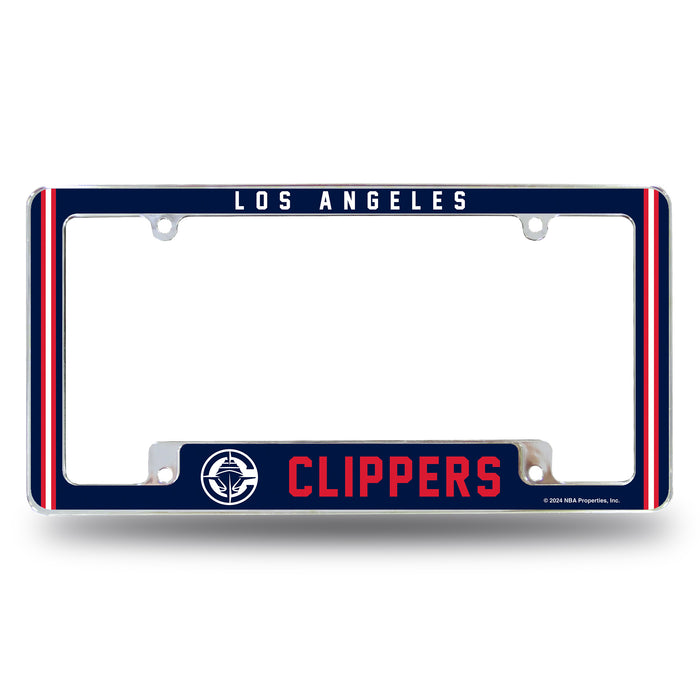 Los Angeles Clippers  All Over Chrome License Plate Frame