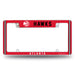 Atlanta Hawks  All Over Chrome License Plate Frame