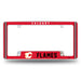 Calgary Flames  All Over Chrome License Plate Frame