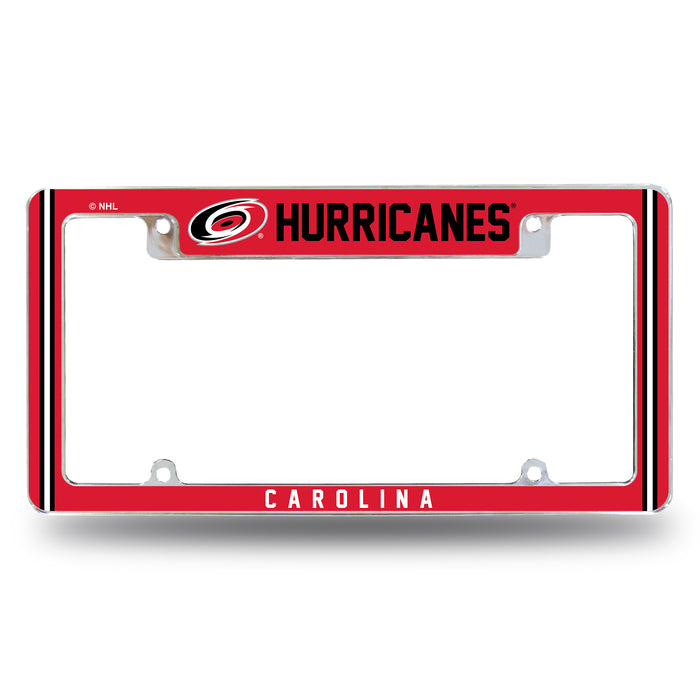 Carolina Hurricanes  All Over Chrome License Plate Frame