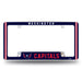 Washington Capitals  All Over Chrome License Plate Frame