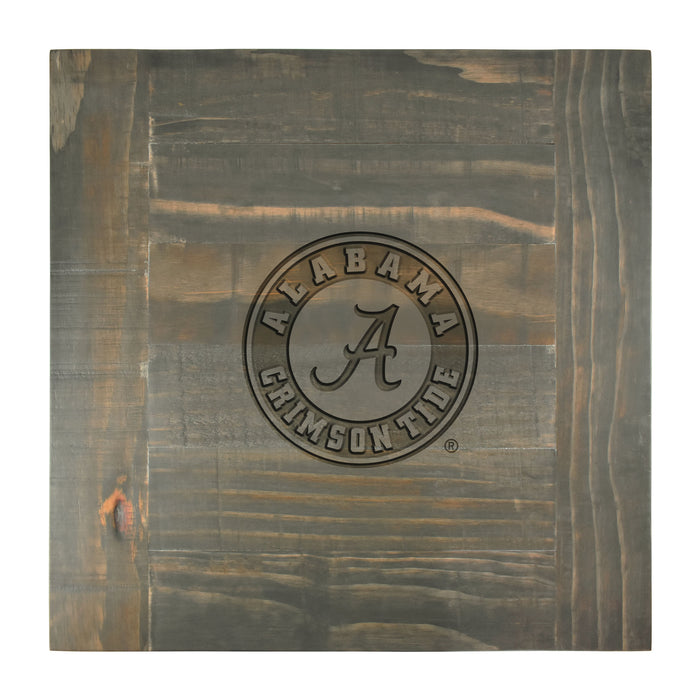 Alabama Crimson Tide Reclaimed Side Table